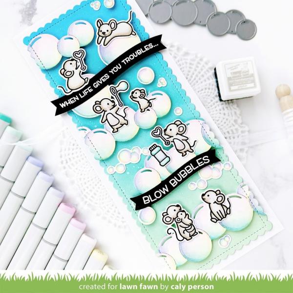 Lawn Fawn Craft Dies - Bubble Border