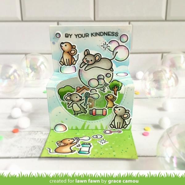 Lawn Fawn Stempelset "Bubbles of Joy" Clear Stamp