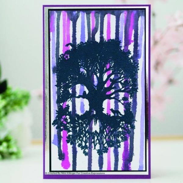 Creative Expressions - Paper panda pre cut mounted rubber stamp A Mind to be wild