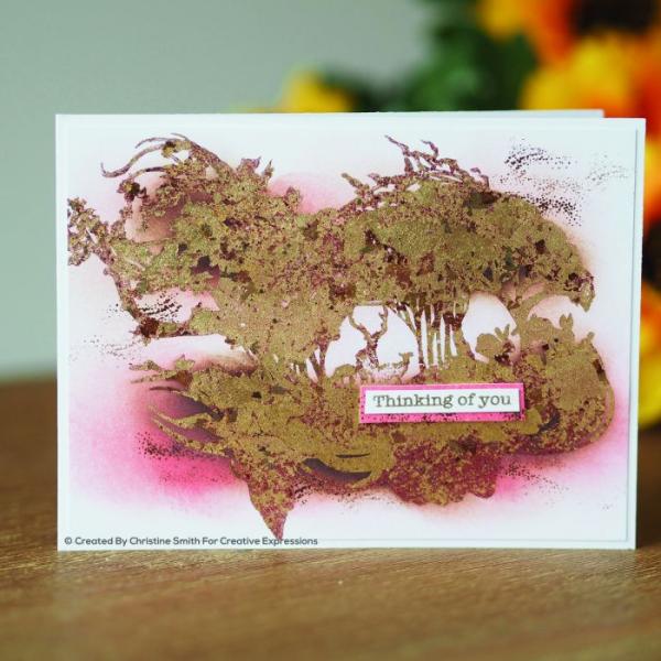 Creative Expressions - Expressions - Paper panda pre cut mounted rubber stamp Mother nature