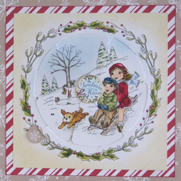 Creative Expressions - Clear stamp set Christmas cheer