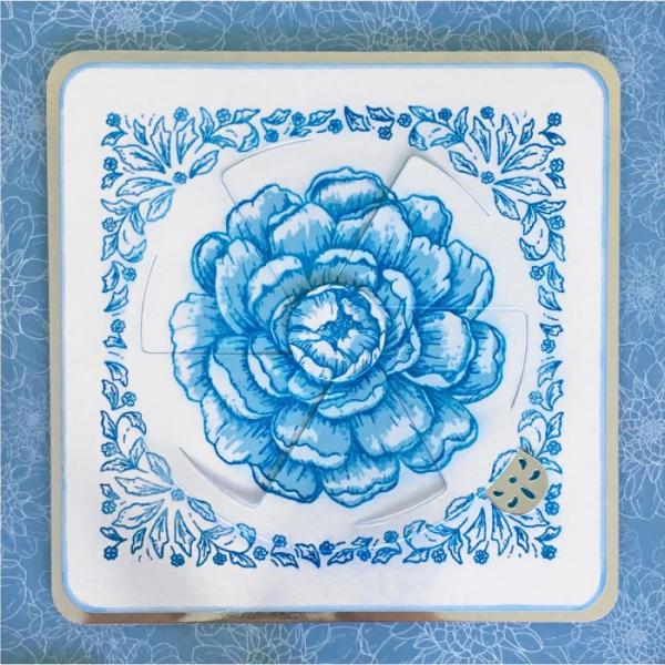 Creative Expressions - Magic windows clear stamp set Perfect peonies