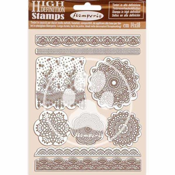 Stamperia Stempel "Passion Lace" Natural Rubber Stamp - (Naturkautschukstempel)