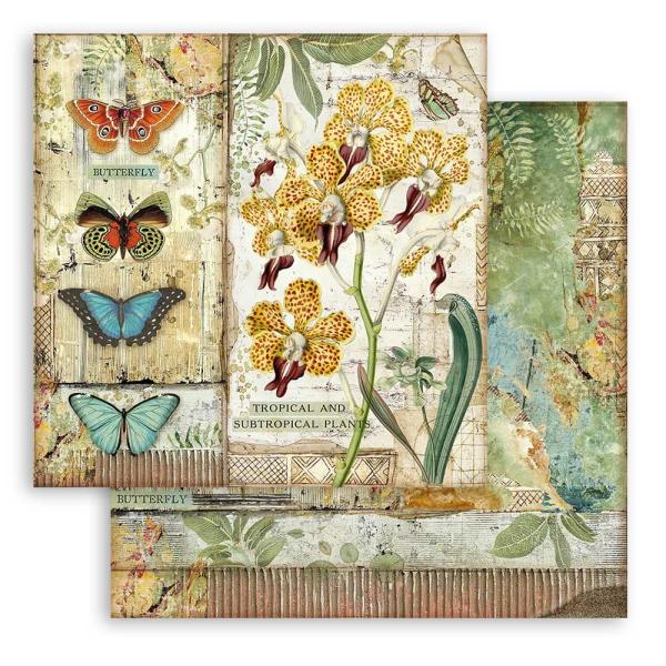 Stamperia "Amazonia" 12x12" Paper Pack - Cardstock