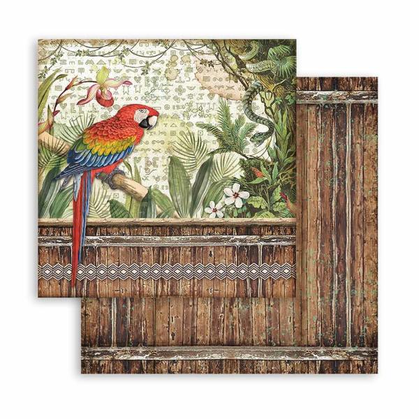 Stamperia "Amazonia" 8x8" Paper Pack - Cardstock