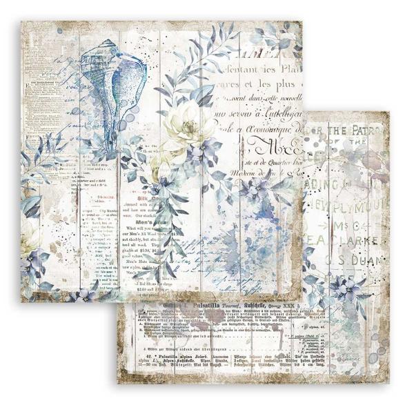 Stamperia "Romantic Sea Dream" 12x12" Paper Sheet - Cardstock