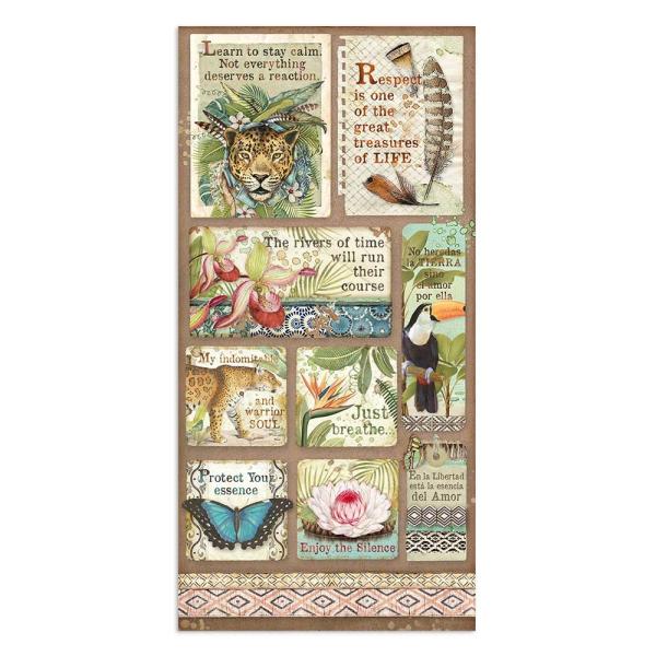 Stamperia "Amazonia" 6x12" Paper Pack - Cardstock