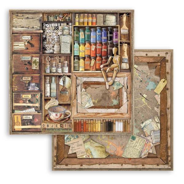 Stamperia "Atelier des Arts" 12x12" Paper Pack - Cardstock