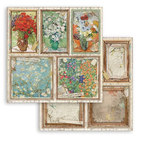 Stamperia "Atelier des Arts" 12x12" Paper Pack - Cardstock