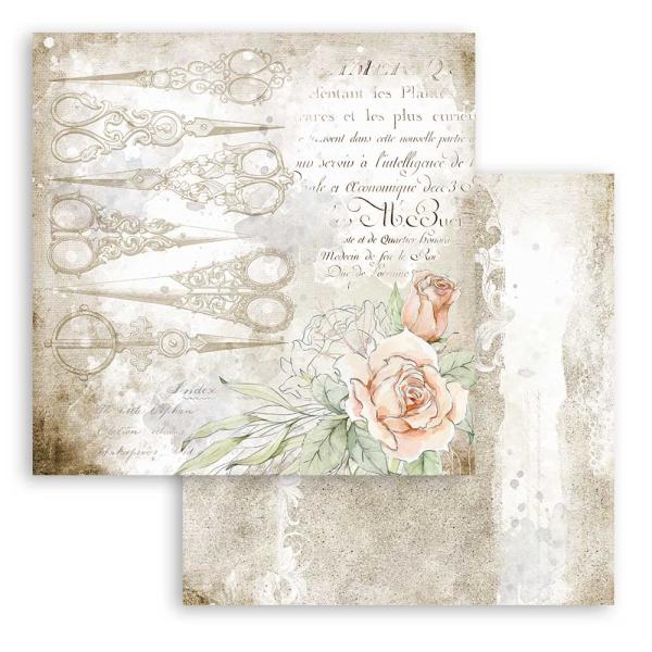 Stamperia "Romantic Threads" 12x12" Paper Pack - Cardstock