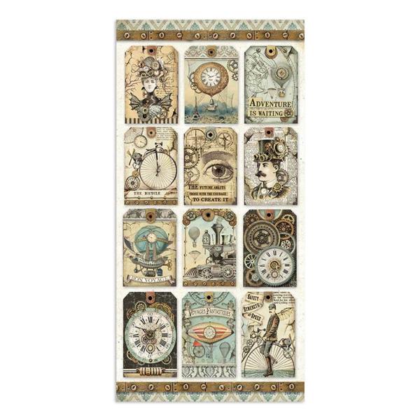 Stamperia "Voyages Fantastiques" 6x12" Paper Pack - Cardstock