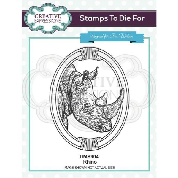 Creative Expressions - Pre cut stamp Nashorn