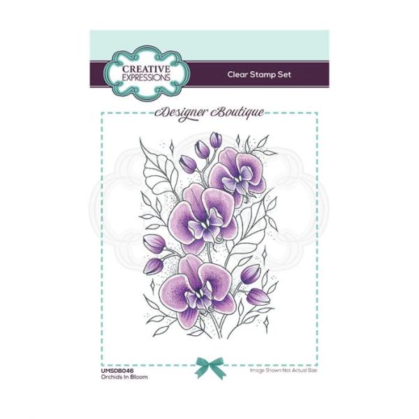 Creative Expressions - Clear stamp Designer boutique Orchideen in voll