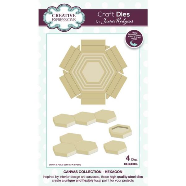 Creative Expressions - Canvas collection Hexagon