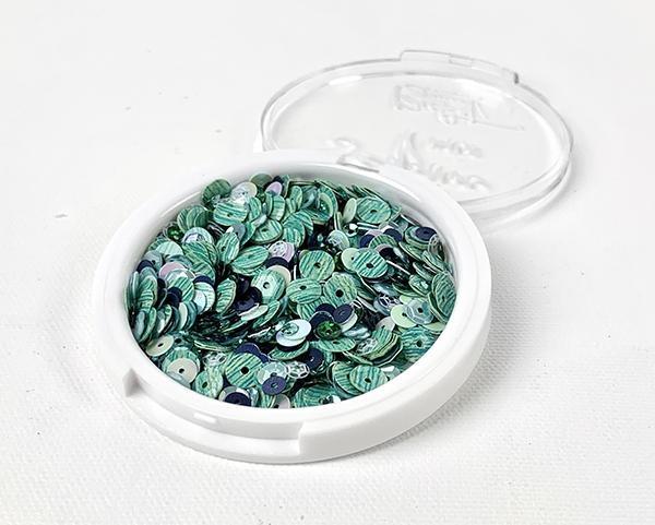 Picket Fence Studios Aqua Seas Sequin Mix  Pailetten