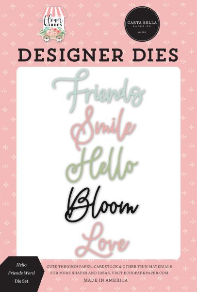 Carta Bella "Hello Friends Word Designer" Die Set