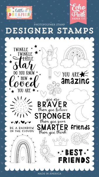 Echo Park Stempelset "Best Friends" Clear Stamp