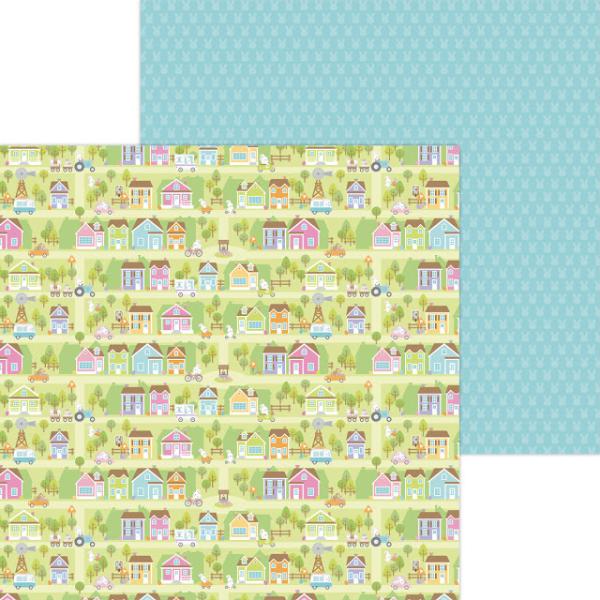 Doodlebug Design Hippity Hoppity  12" Paper Pack  - Designpapier 