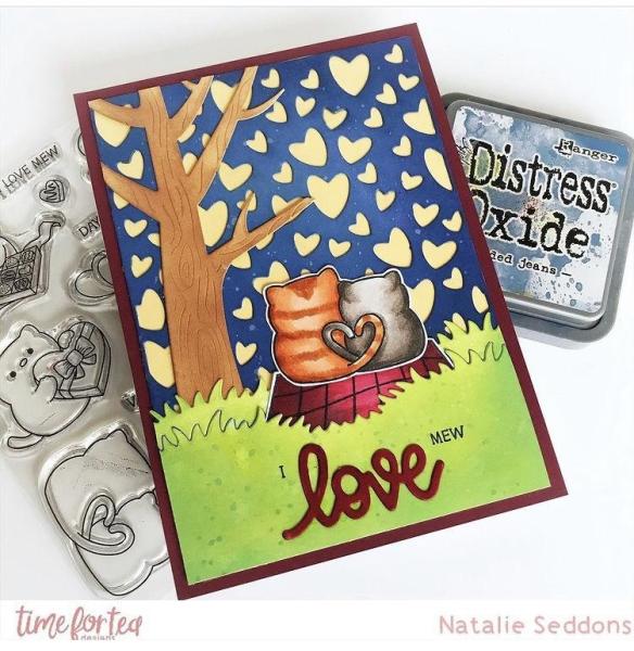 Time For Tea Clear Stamps Smitten Kittens A6 