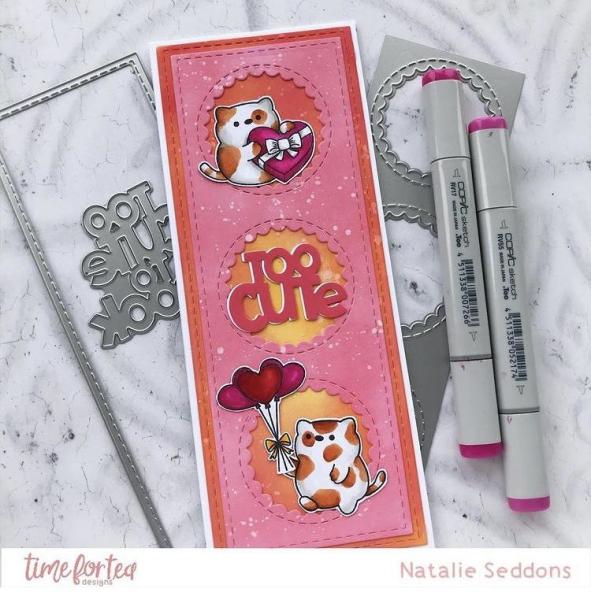 Time For Tea Clear Stamps Smitten Kittens A6 