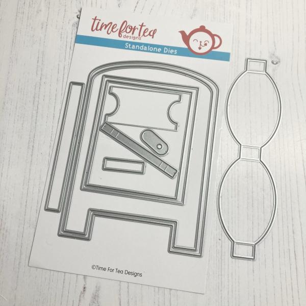 Time For Tea Dies Happy Mail Gift Card Holder Metal 