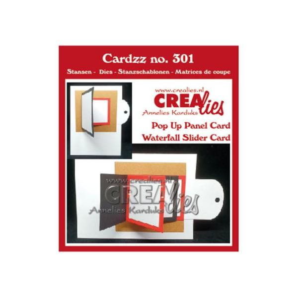 Crealies - Cardzz Wasserfall - Flip Slide Karte 