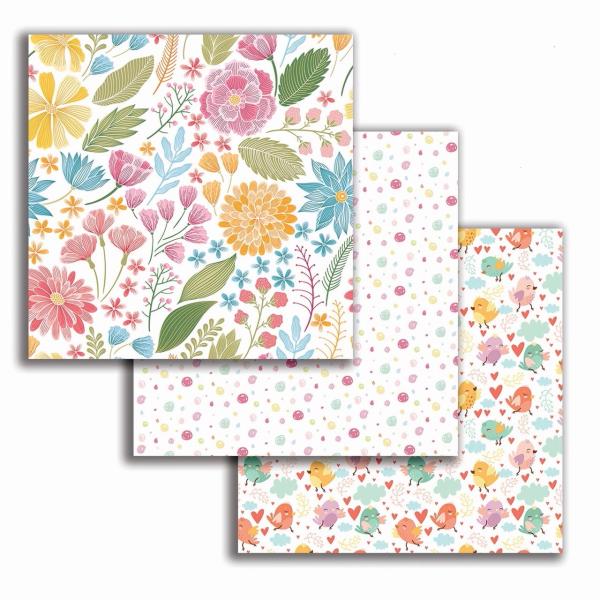 Polkadoodles "Spring Surprise" 6x6" Paper Pad