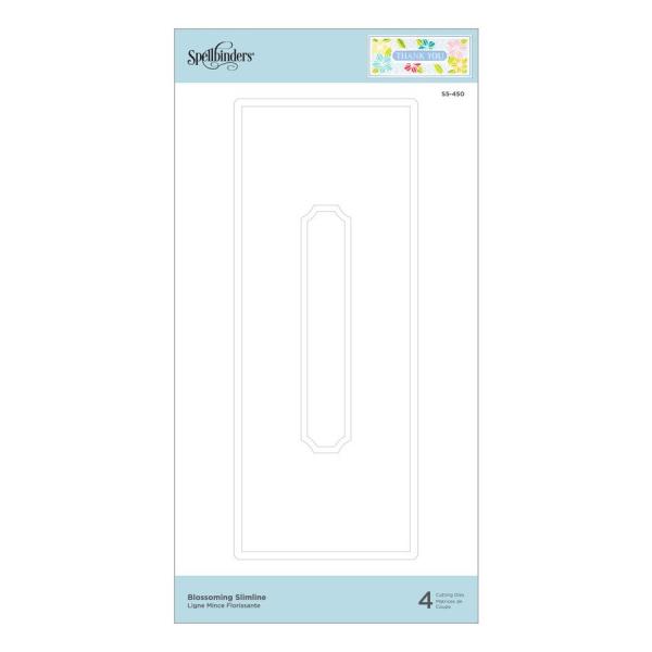 Spellbinders Die "Blossoming Slimline Etched" Stanzschablone