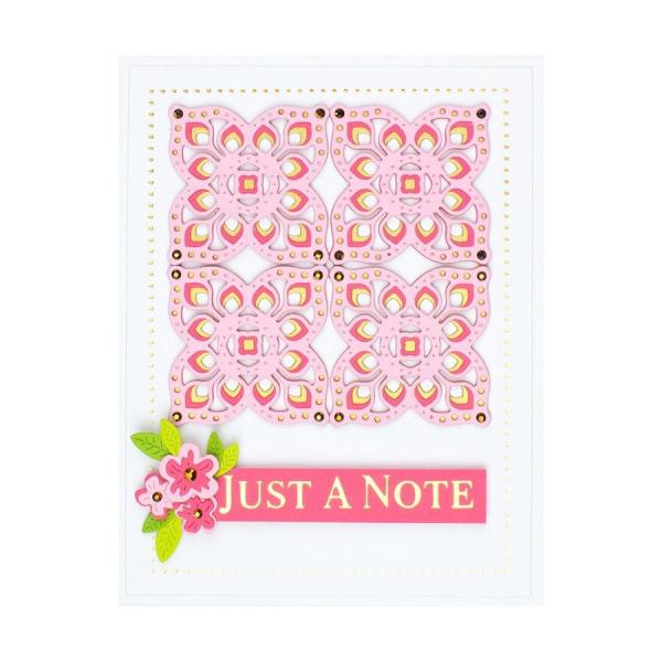 Spellbinders Hotfoil Plate - Essential Glimmer Sentiments Glimmer Hot Foil Plate