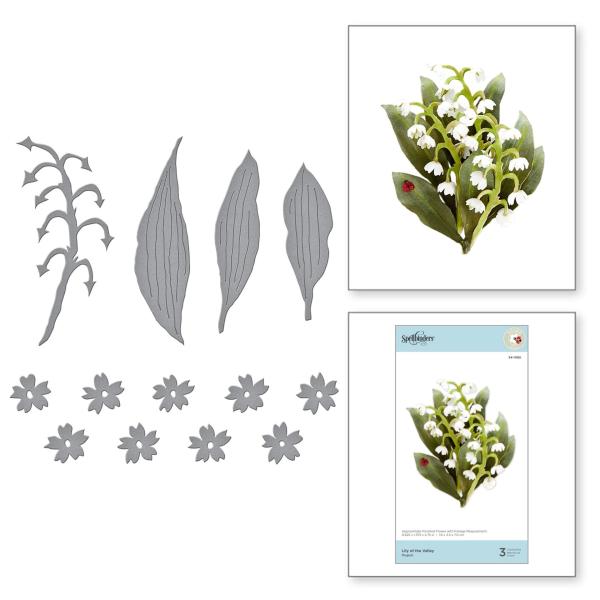 Spellbinders 3D Die "Lily of the Valley Etched Dies"