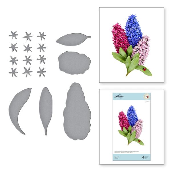 Spellbinders Die "Hyacinth Etched" Stanzschablone