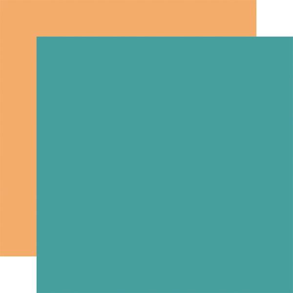 Echo Park "Pool Party" 12x12" Coordinating Solids Paper - Cardstock