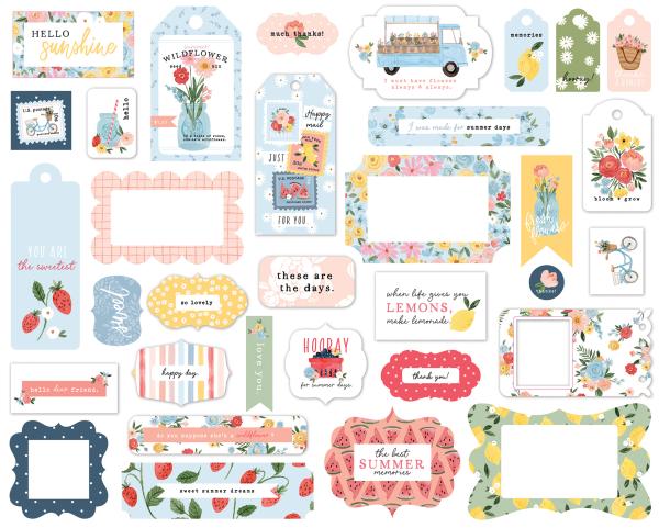 Carta Bella "Summer" Frames & Tags