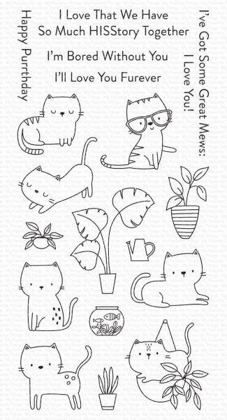 My Favorite Things Stempelset "Housecats" Clear Stamp Set