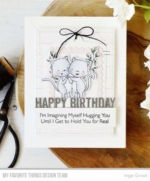My Favorite Things Stempelset "Hugs Make Everything Better" Clear Stamp Set