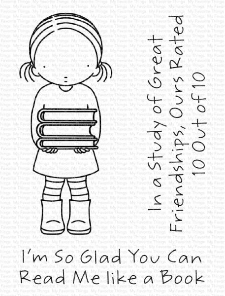My Favorite Things Stempelset "Read Me Like a Book" Clear Stamp Set