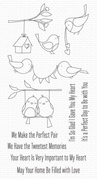 My Favorite Things Stempelset "Tweet Memories" Clear Stamp Set