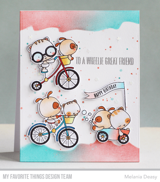My Favorite Things Stempelset "Wheelie Great Friend" Clear Stamp Set