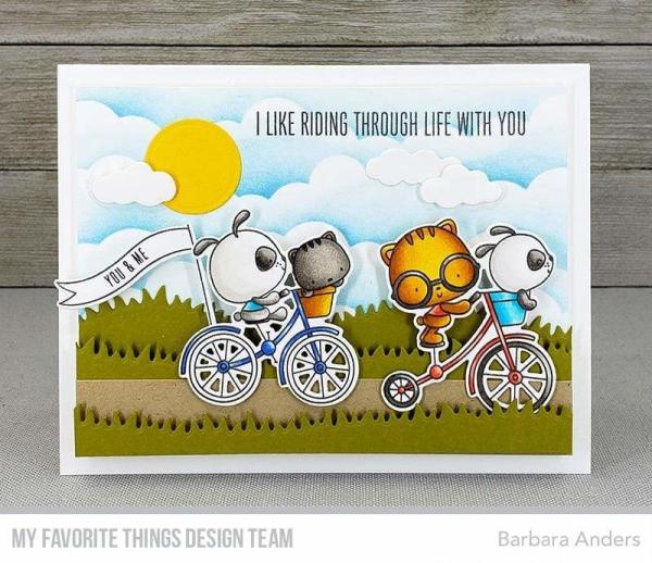 My Favorite Things Stempelset "Wheelie Great Friend" Clear Stamp Set