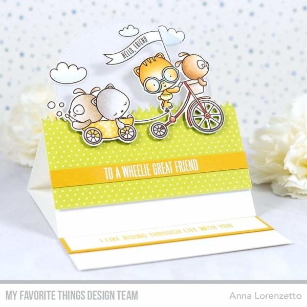 My Favorite Things Stempelset "Wheelie Great Friend" Clear Stamp Set