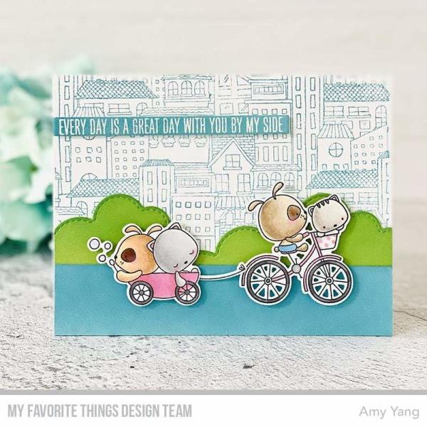 My Favorite Things Stempelset "Wheelie Great Friend" Clear Stamp Set