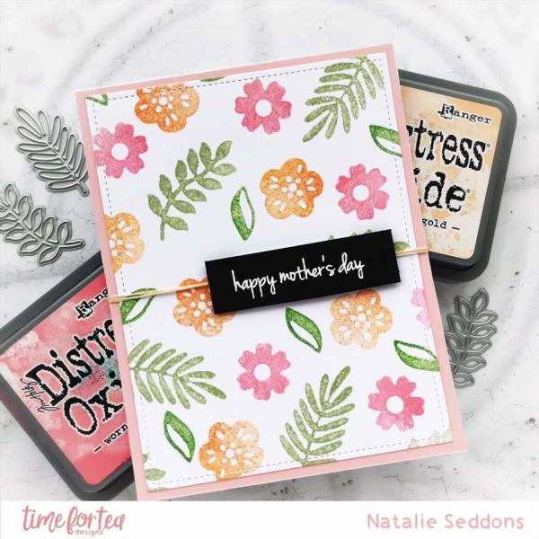 Time For Tea Dies Spring Blooms Metal 