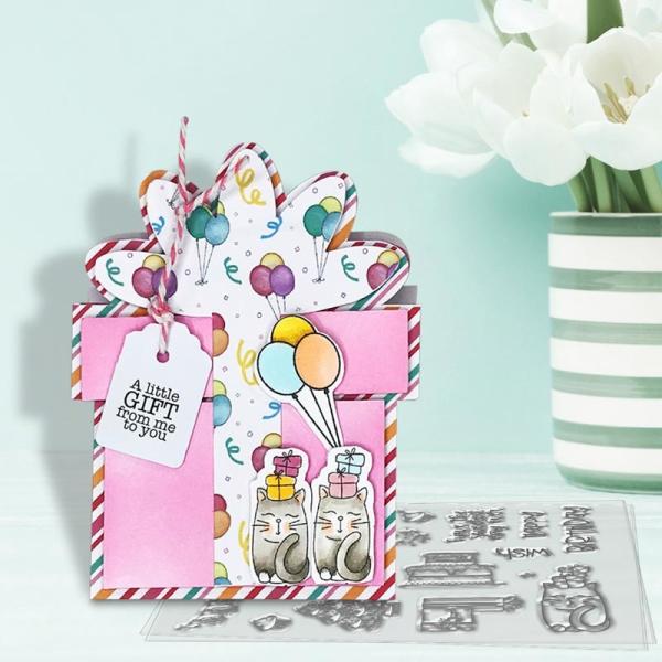 Polkadoodles Stempel "Sweet Birthday" Clear Stamp-Set