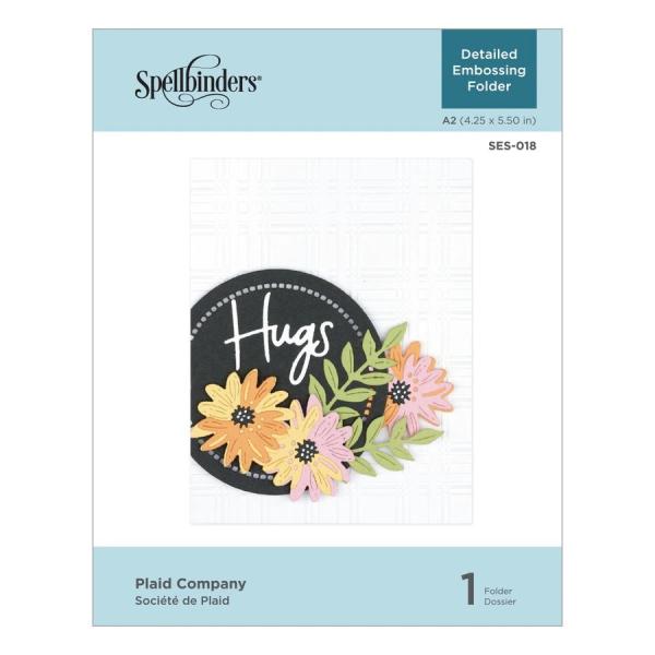 Spellbinders Embossingfolder "Plaid Company" - Prägefolder