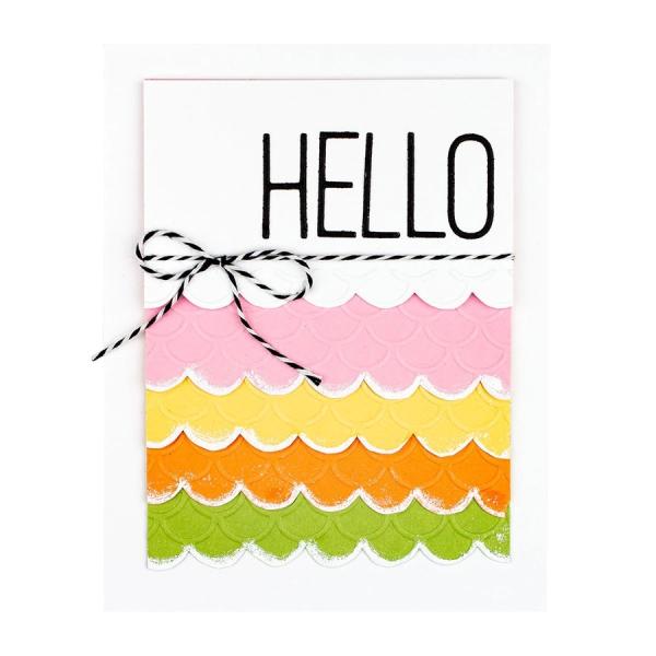 Spellbinders Embossingfolder "Scallops" - Prägefolder