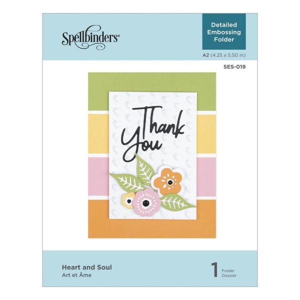 Spellbinders Embossingfolder "Heart and Soul" - Prägefolder