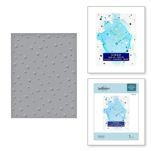 Spellbinders Embossingfolder "Stargazer" - Prägefolder