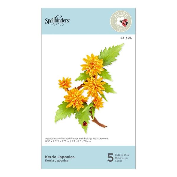 Spellbinders 3D Die "Kerria Japonica Etched "