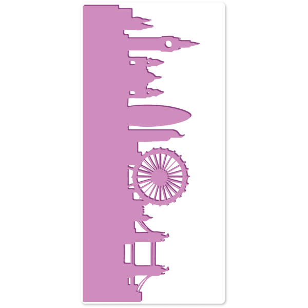 Gemini Best of British London Skyline Embossing Folder - Prägeschablone - London