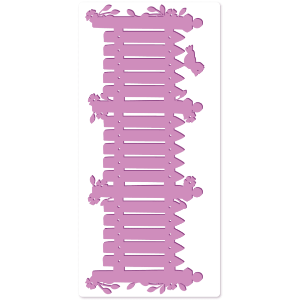 Gemini Best of British Picket Fence Embossing Folder - Prägeschablone - Gartenzaun